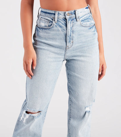 Total Mood High-Rise Boyfriend Denim Jeans
