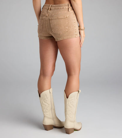 Legs for Days Mid-Rise Pocket Denim Shorts