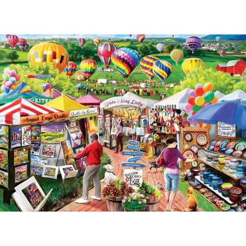 1000 Piece Jigsaw Puzzle - Fairs & Festivals- Balloon & Craft Fair | MasterPieces