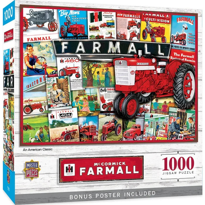 1000 Piece Jigsaw Puzzle - Farmall- An American Classic | MasterPieces