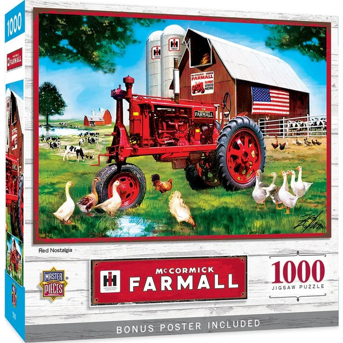1000 Piece Jigsaw Puzzle - Farmall- Red Nostalgia | MasterPieces