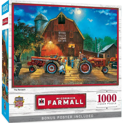 1000 Piece Jigsaw Puzzle - Farmall- The Rematch | MasterPieces