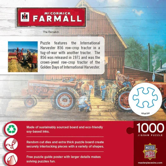 1000 Piece Jigsaw Puzzle - Farmall- The Rematch | MasterPieces