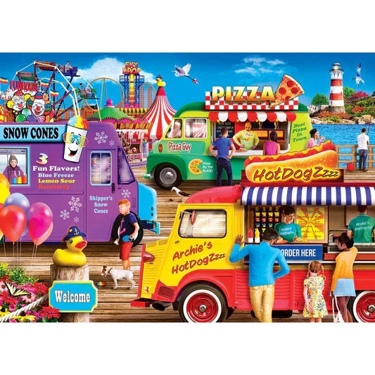 1000 Piece Jigsaw Puzzle - Food Truck Roundup- Carnival Treats | MasterPieces