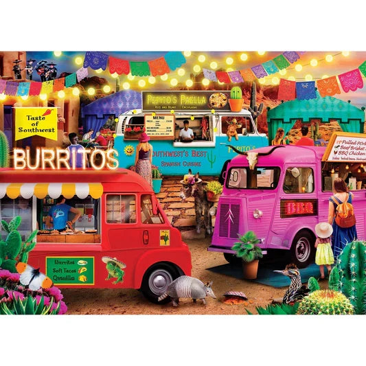 1000 Piece Jigsaw Puzzle - Food Truck Roundup- Taste of the Southwest | MasterPieces