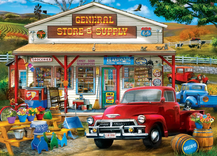 1000 Piece Jigsaw Puzzle - General Store- Countryside Store & Supply | MasterPieces