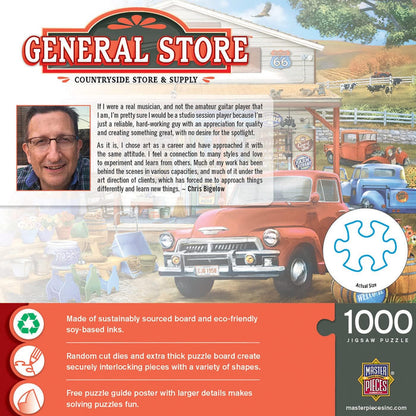 1000 Piece Jigsaw Puzzle - General Store- Countryside Store & Supply | MasterPieces