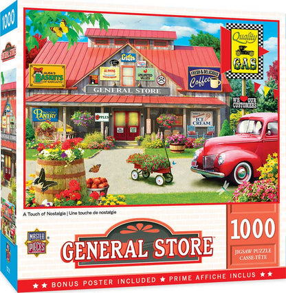 1000 Piece Jigsaw Puzzle - General Store: A Touch of Nostalgia | MasterPieces