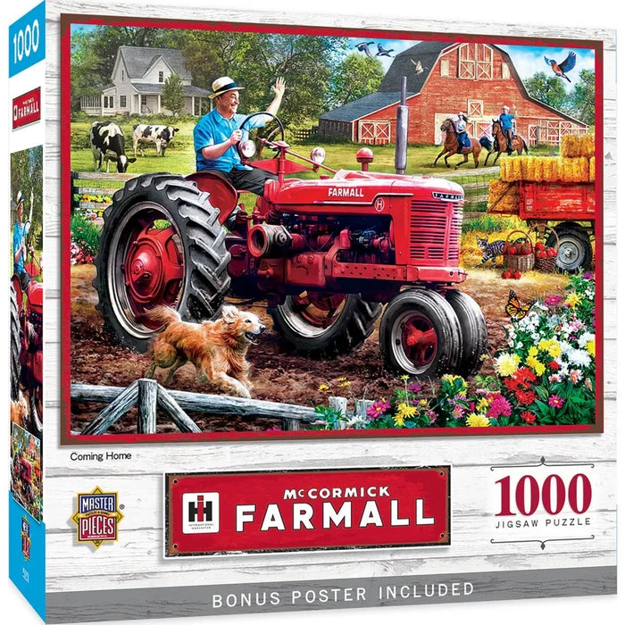 1000 Piece Jigsaw Puzzle - McCormick Farmall- Coming Home | MasterPieces