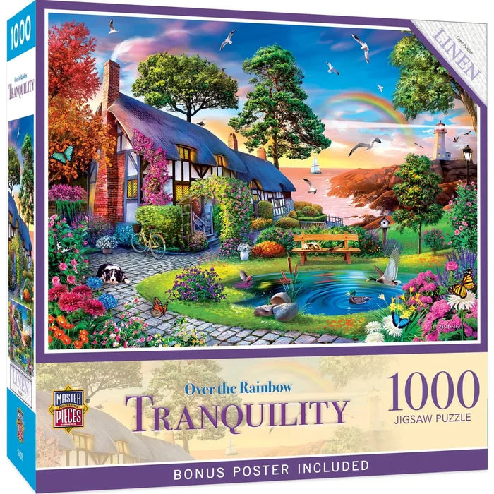 1000 Piece Jigsaw Puzzle - Tranquility- Over the Rainbow | MasterPieces