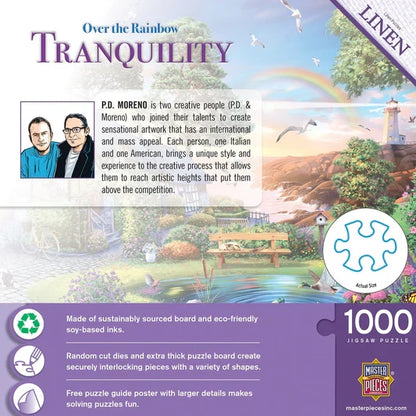 1000 Piece Jigsaw Puzzle - Tranquility- Over the Rainbow | MasterPieces