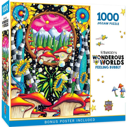 1000 Piece Jigsaw Puzzle - Wonderous Worlds- Feeling Bubbly | MasterPieces
