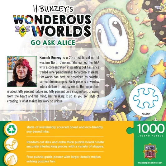 1000 Piece Jigsaw Puzzle - Wonderous Worlds- The World Was Mad | MasterPieces