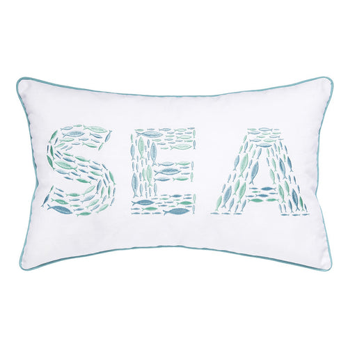 A 14in. x 22in. Sea Pillow.