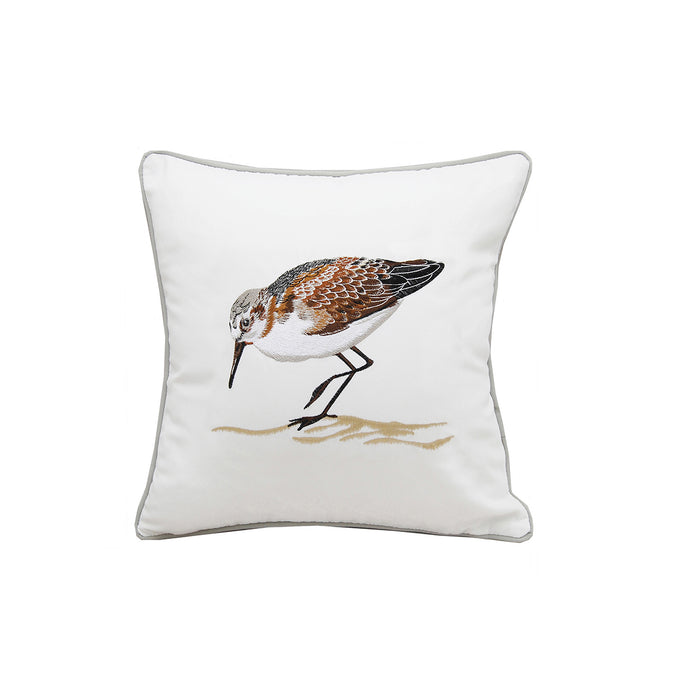 A 16in. x 16in. Piper Chillin' Left Indoor Outdoor Pillow.