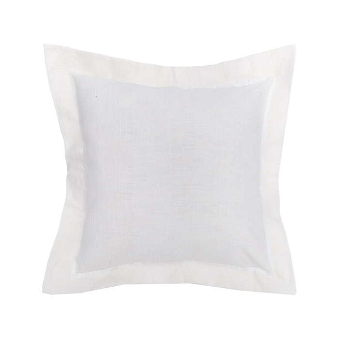 A 18in. x 18in. Flange Pillow.