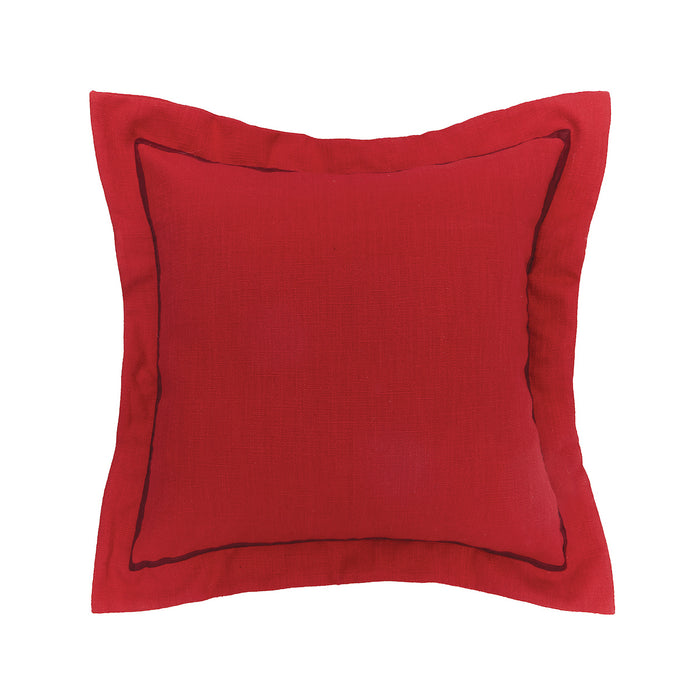 A 18in. x 18in. Flange Pillow.