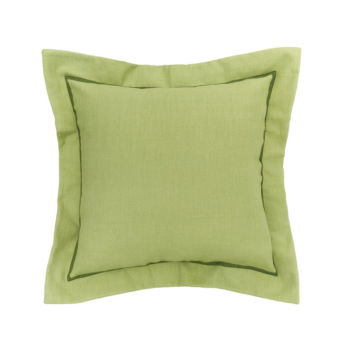 A 18in. x 18in. Flange Pillow.