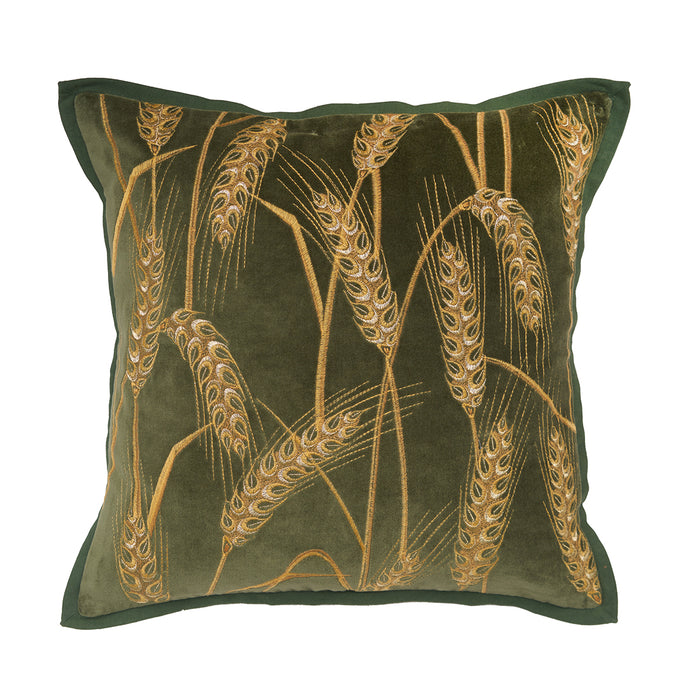 A 18in. x 18in. Golden Wheat Pillow.