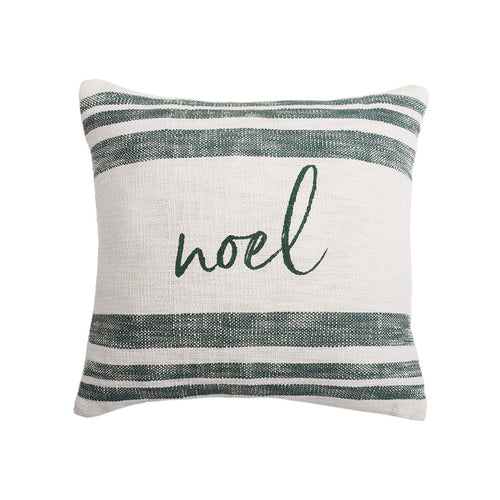 A 18in. x 18in. morgan noel pillow.
