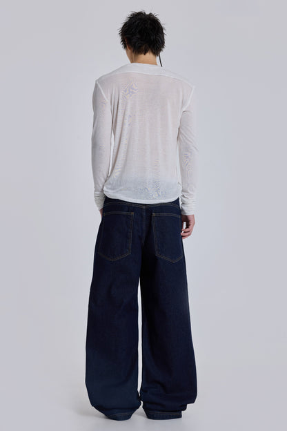 Indigo Low Rise Colossus Baggy Jeans