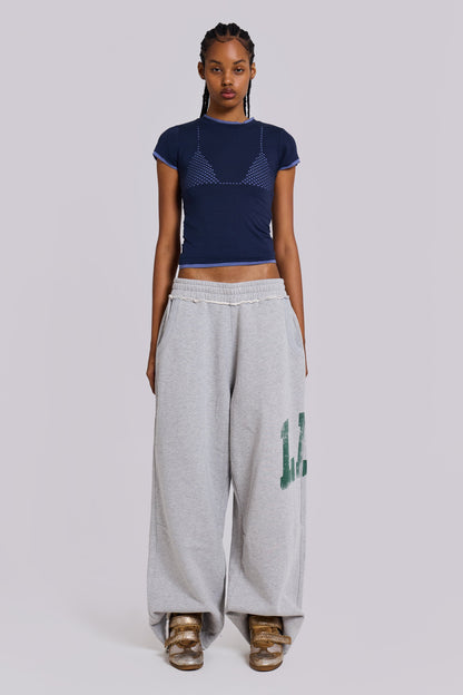 LDN Print Grey Marl Monster Joggers