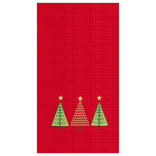 A 3 Trees Waffle Weave Waffle Weave Kitchen Towel.