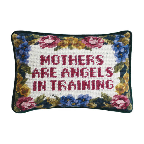 A 6.5in. x 9in. Mothers And Angels Pillow.