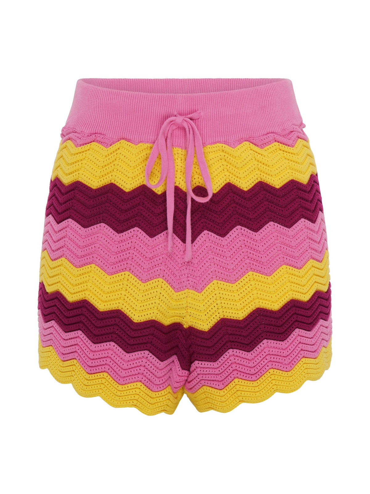 Ivory Crochet Shorts