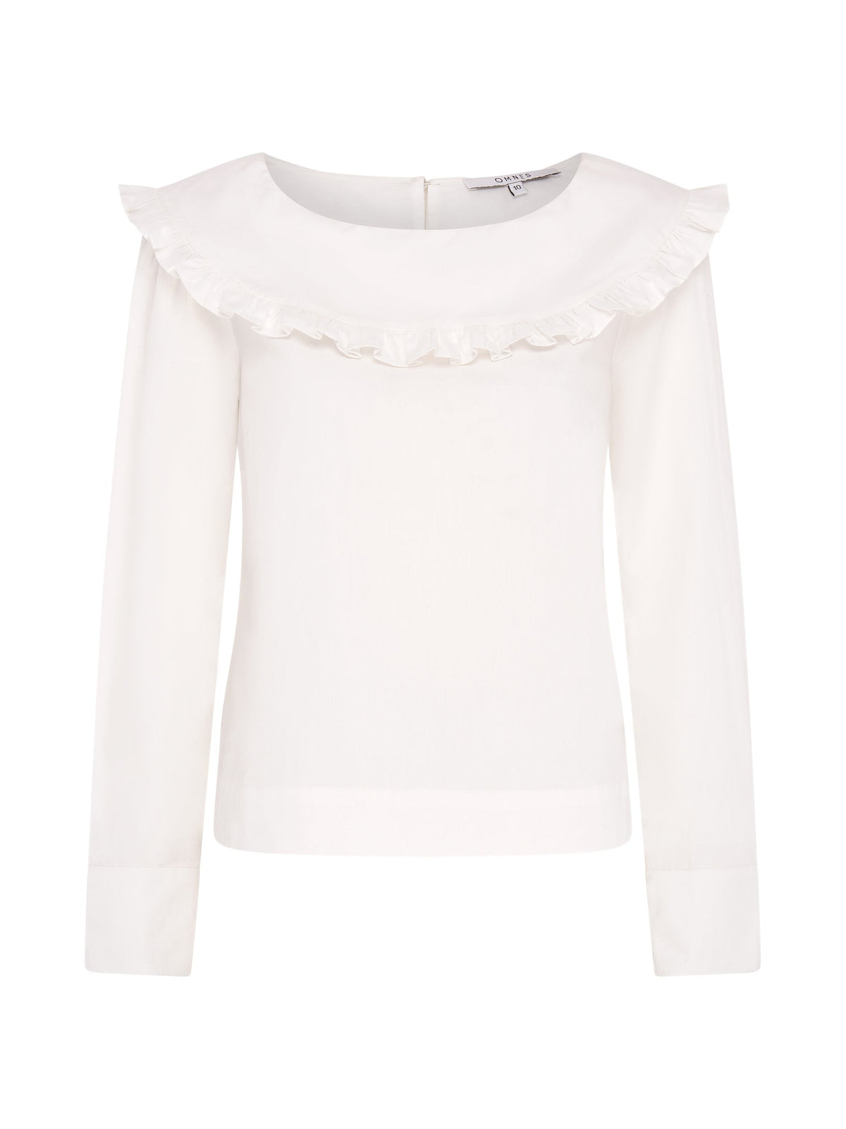 Briony Frill Blouse in White