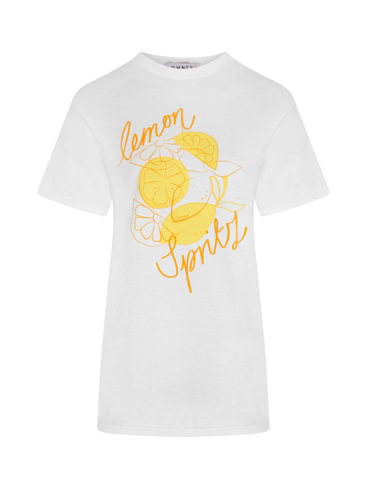 Lemon Spritz Print Boyfriend T-Shirt