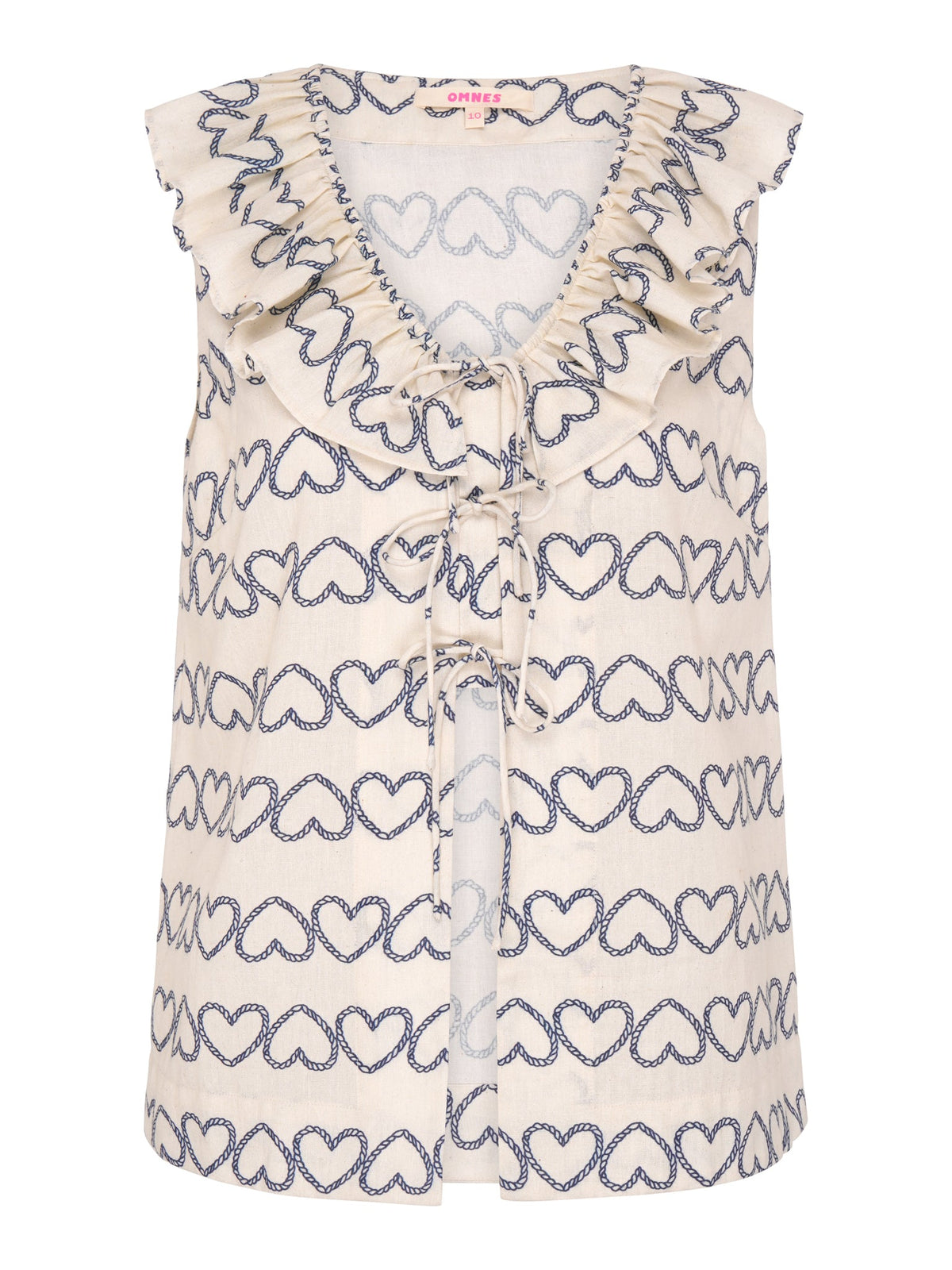 Rachael Heart Print Top