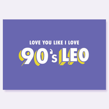90's Leo Card