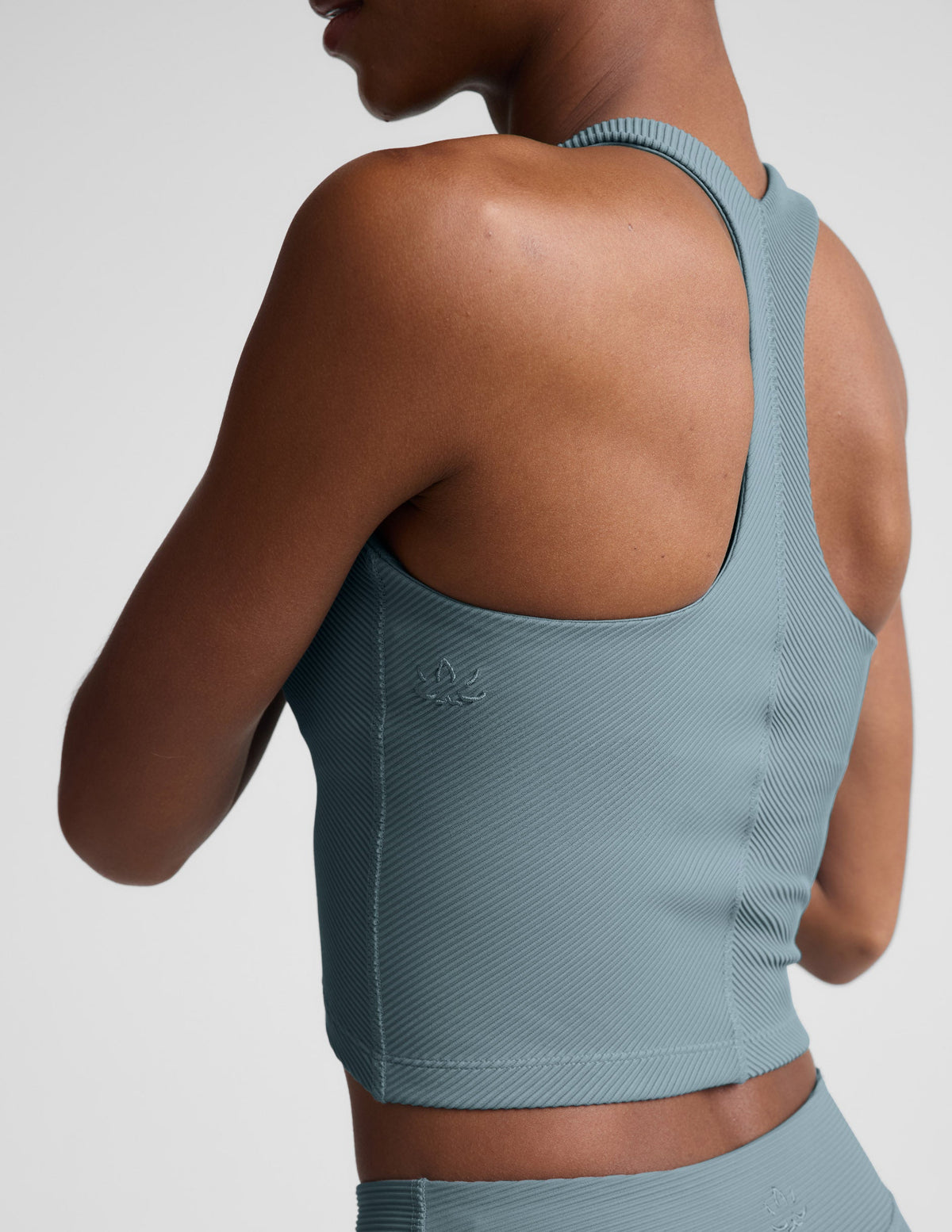 Impulse Ribbed High Neck Tank