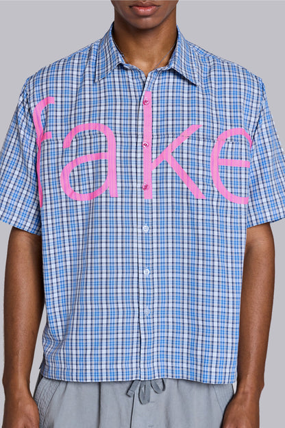 Fake Check Shirt