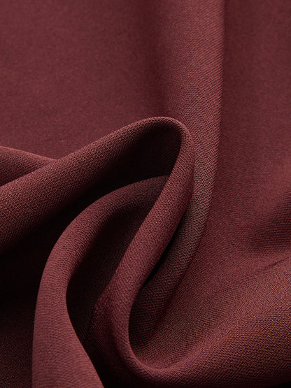 Wide-Leg Pleated Pants