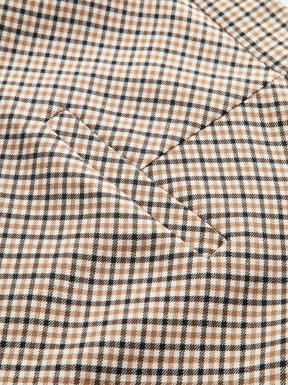 Checked Mini Skirt