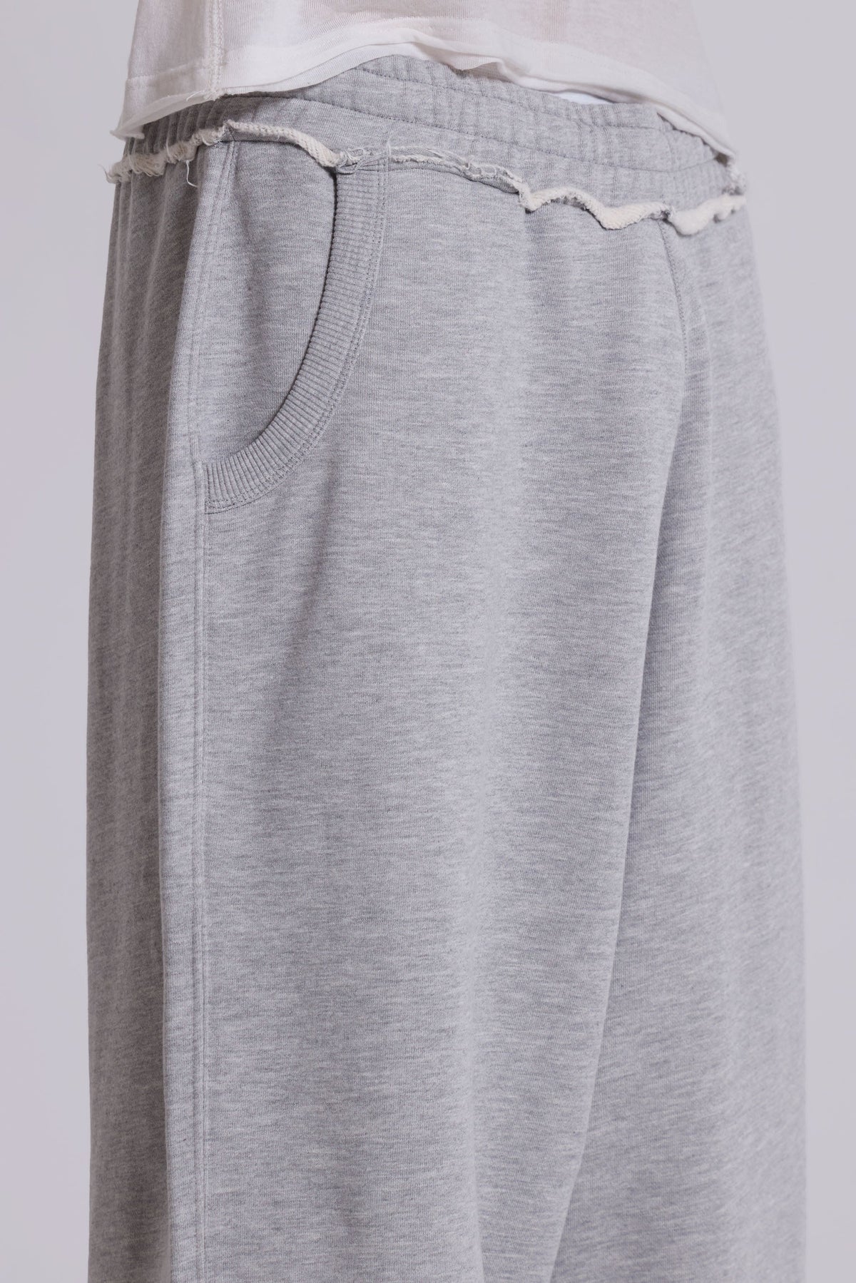 Grey Marl Baggy Monster Joggers