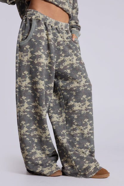 Digi Camo Waffle Monster Joggers