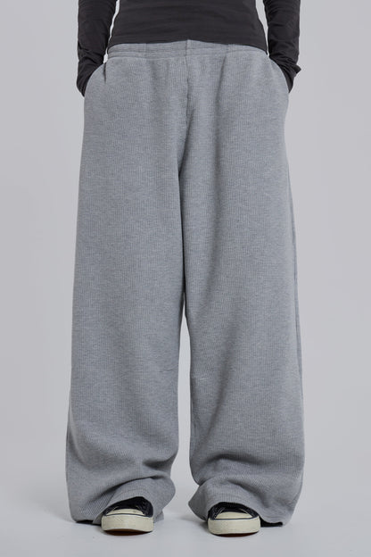 Grey Marl Waffle Monster Joggers
