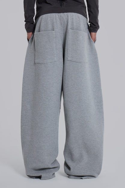 Grey Marl Waffle Monster Joggers