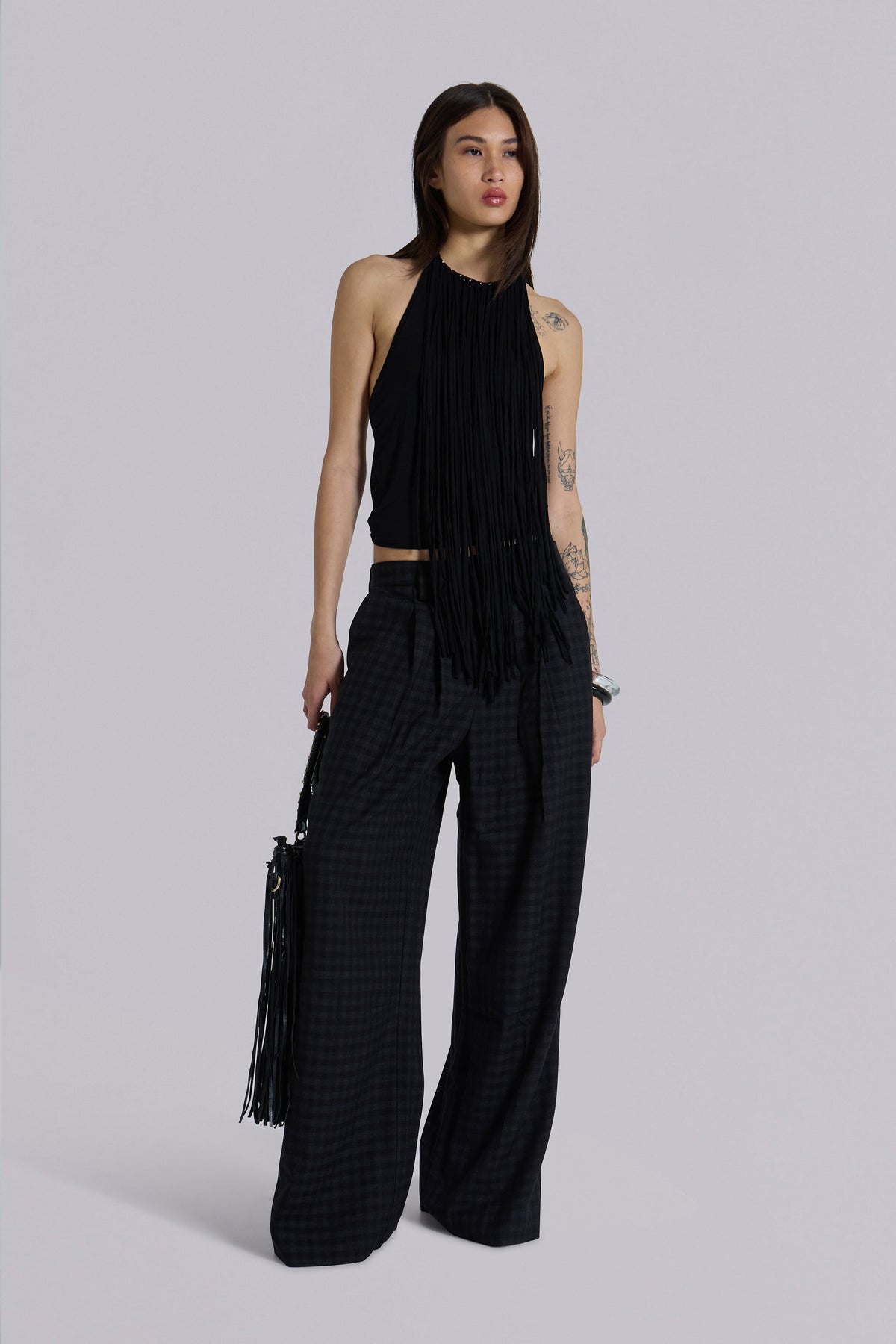 Gingham Goliath Suit Pants