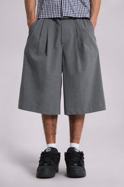 Grey Goliath Tailored Baggy Shorts