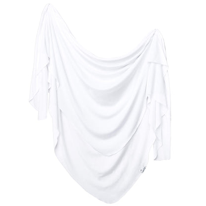 Knit Swaddle Blanket - Dove