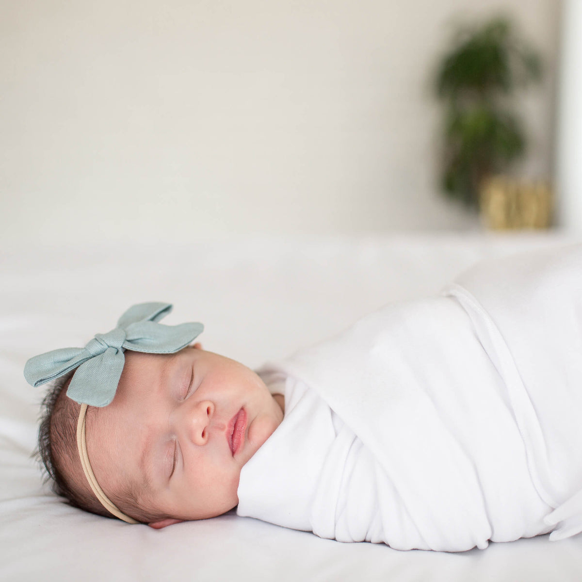 Knit Swaddle Blanket - Dove