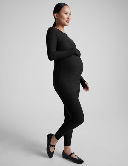 Featherweight Count On Me Maternity Crew Pullover