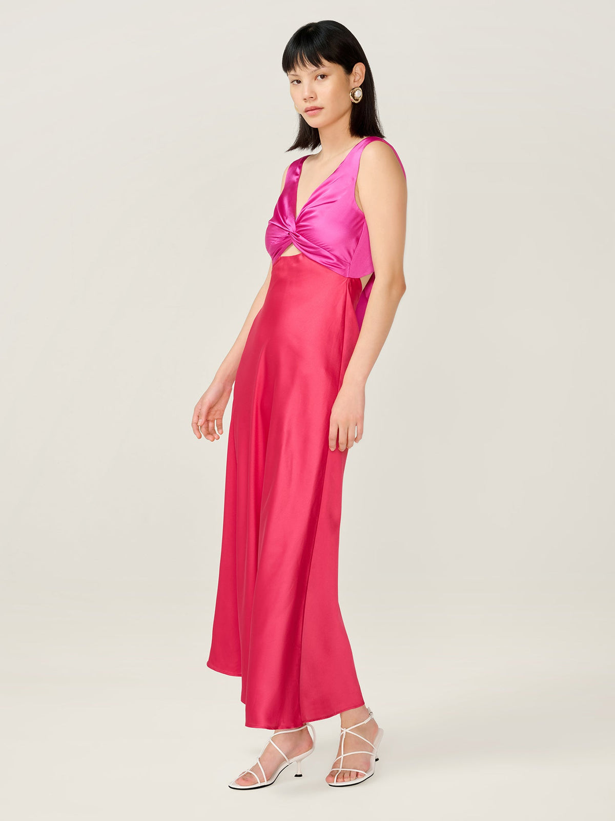 Maggy Dress in Pink and Red