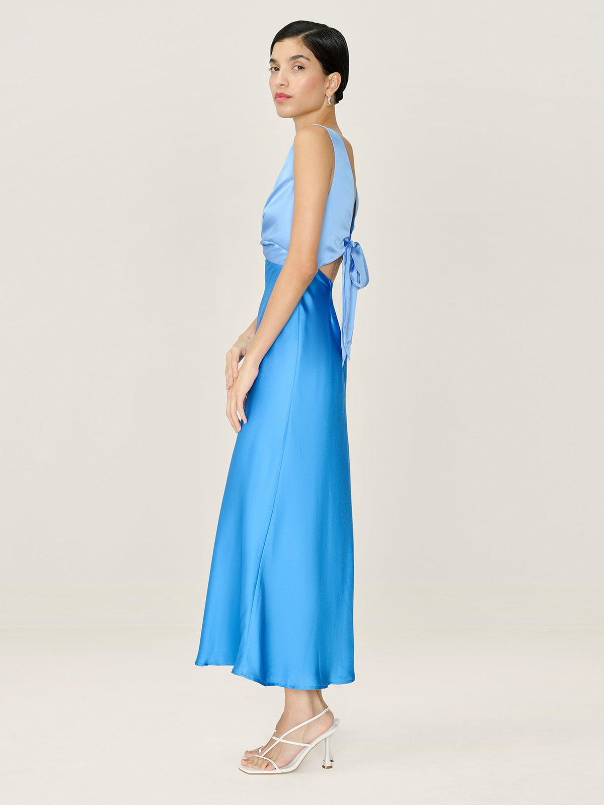 Maggy Dress in Vista Blue and Blue