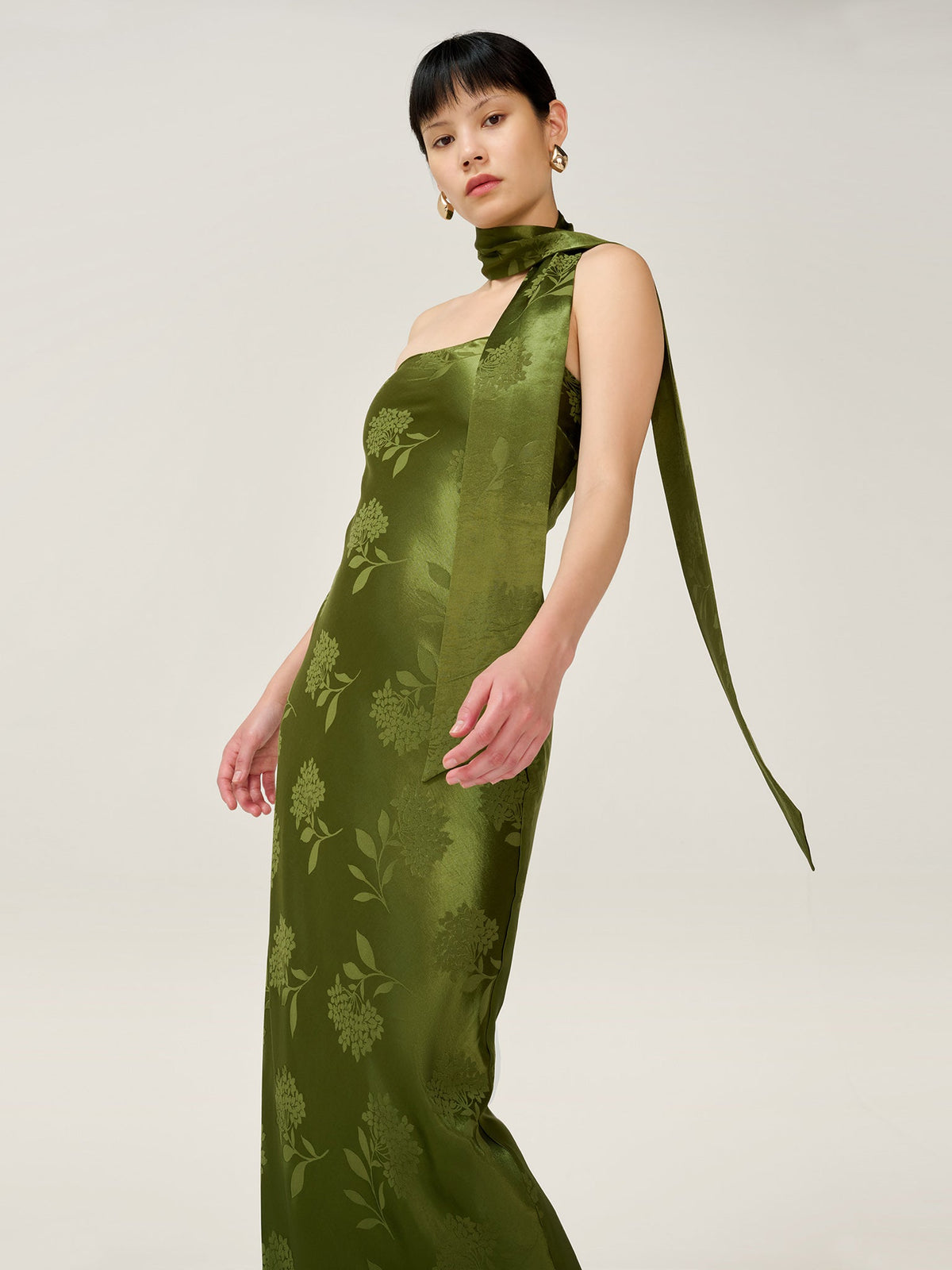 Myla Dress in Pear Green