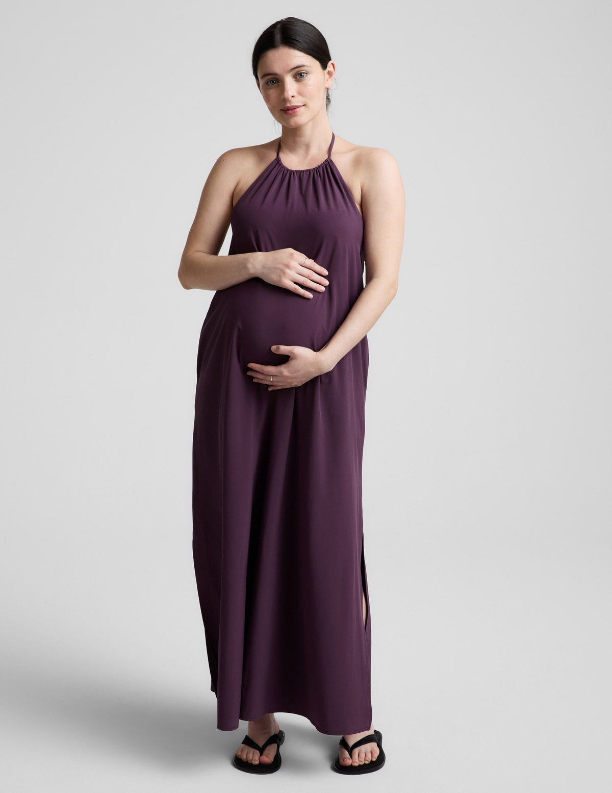 Go With The Flow Halter Dress